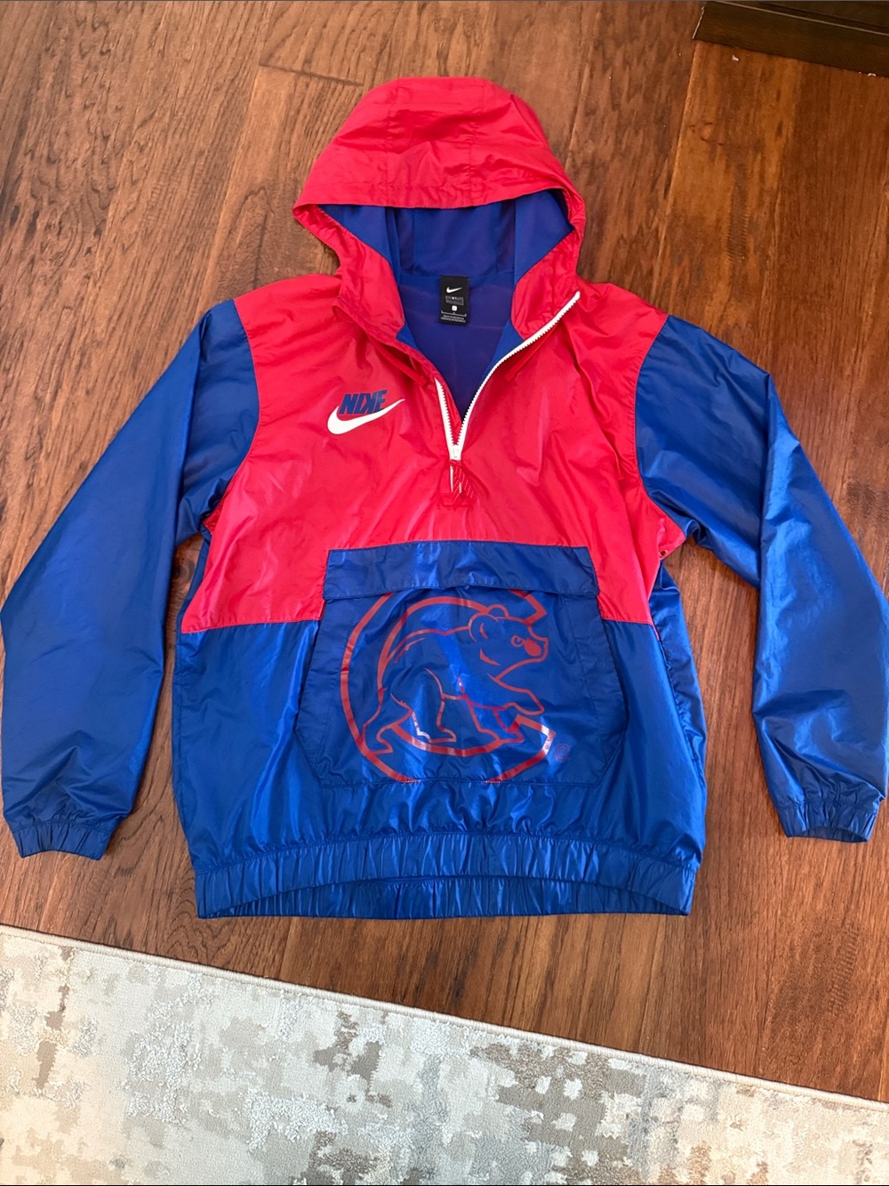Nike Chicago Cubs Windbreaker Jacket with Hood